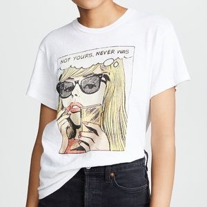 Redone- Girlfriend Tee “Not Yours Never Was”